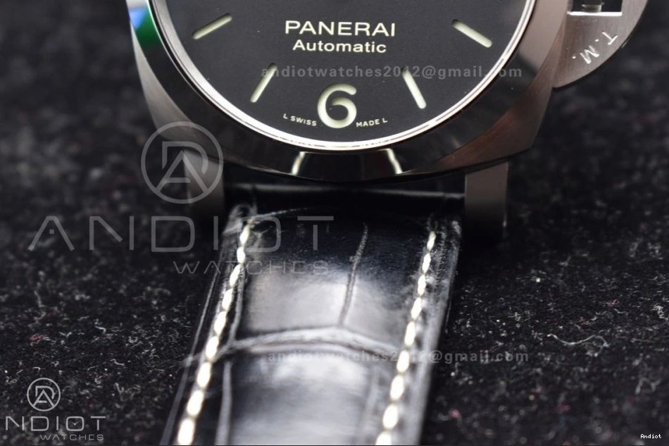  P.9010 Dial Black on PAM1312 1:1 Leather Black VSF Strap Edition Best 0210